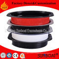Sunboat Enamel Roaster Cookware Medium Sized Oval Chickenware